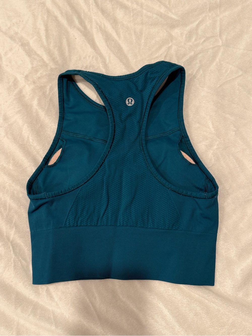 lululemon athletica Teal High‑Support Racerback Sports Bra